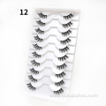 10 pairs half set lashes natural half eyelashes